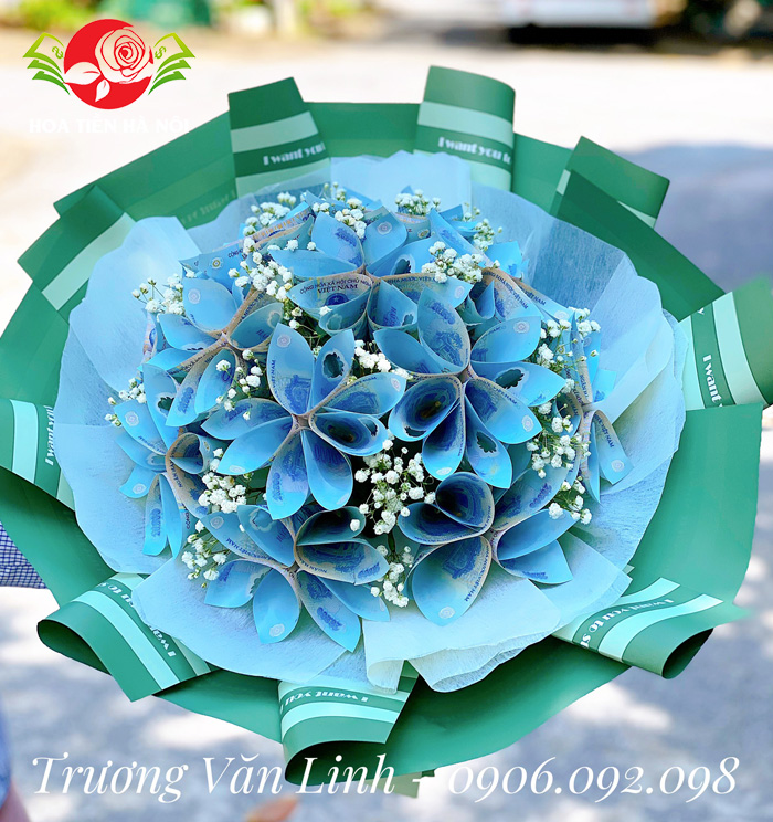 bó hoa bằng tiền 20k