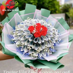 Bó hoa bằng tiền 5k (Nhẹ nhàng là ngày em đến)