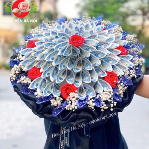 Bó hoa bằng tiền 5k (Sắc đen huyền bí)