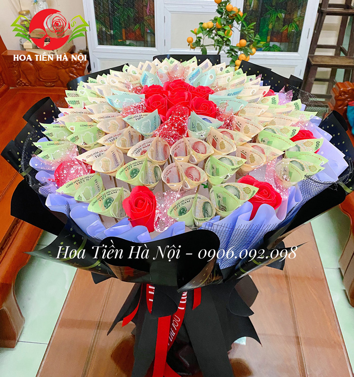 bó hoa tiền 10 triệu