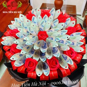 Bó hoa tiền 500k (Khổng tước liên hoa)