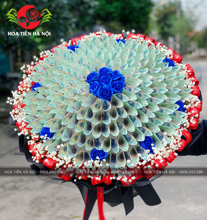 bó hoa bằng tiền 50 triệu