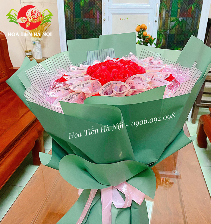 bó hoa tiền 50k