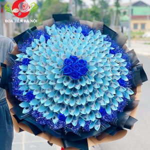 Bó hoa làm từ 100 tờ tiền 20k (Lời hứa)