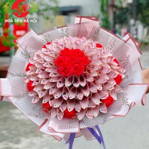 Bó hoa bằng tiền 50k (Gửi em công chúa của anh)