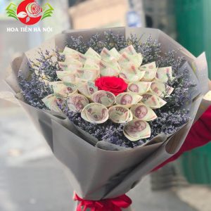 Bó hoa tiền 10k nhỏ xinh mộc mạc