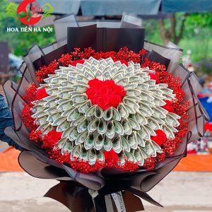 Bó hoa tiền 2 đô la sang trọng