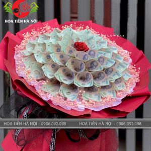 Bó hoa tiền 500k (Phượng hoàng lửa)