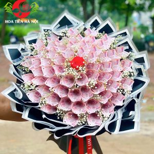 Bó hoa tiền 50k (Đen huyền bí)