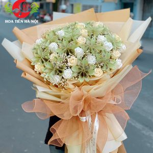 Bó hoa tiền 100k an lòng