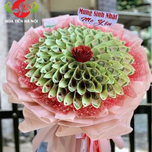 Bó hoa tiền 100k (Thương em đến già)