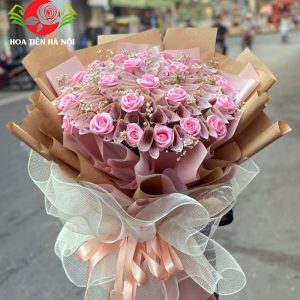 Bó hoa bằng tiền 50k (An nhiên)