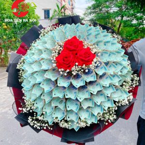 Bó hoa tiền 500k (Khoảnh khắc diệu kỳ)