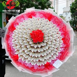 Bó hoa tiền 1k 100 tờ (Phượng Hoàng)