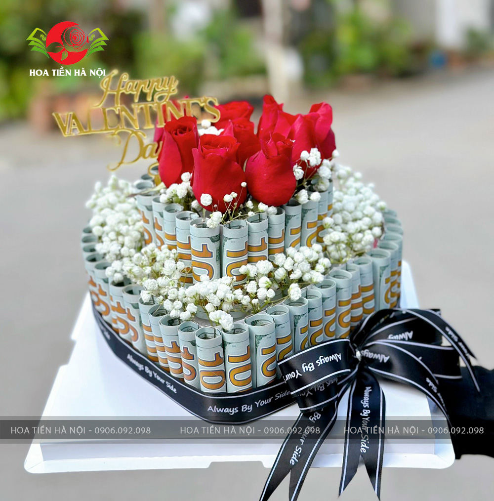 Bánh sinh nhật bằng tiền