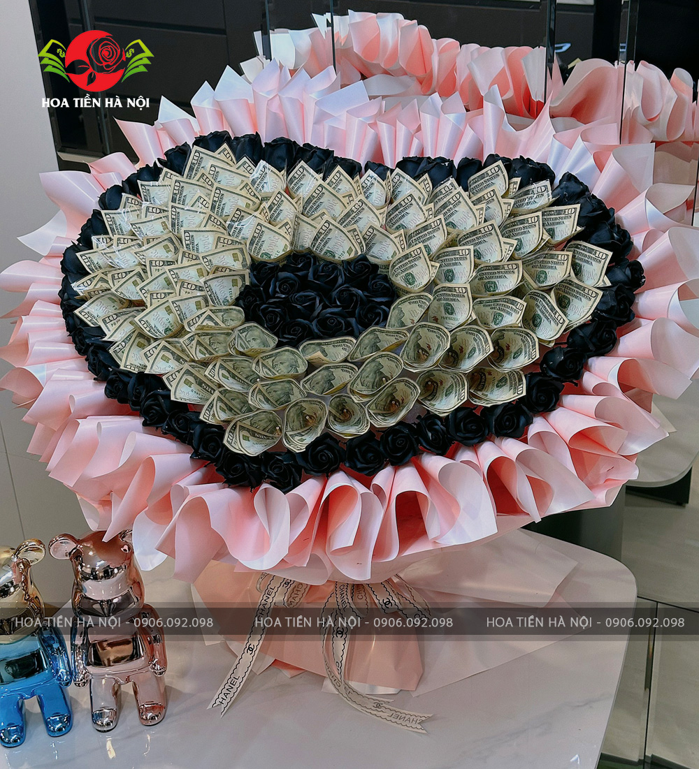 Bó hoa tiền 10$ đô la blackpink