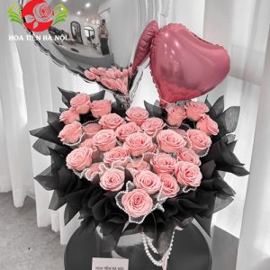 Box bạc hồng Ecuador bóng bay