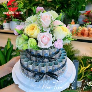 Bánh sinh nhật bằng tiền 500k dành cho em