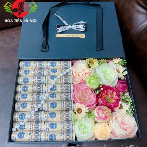 Hộp hoa tiền trà ohara 500k