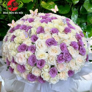 Bó hoa 220 bông hồng (Em bé của Anh)