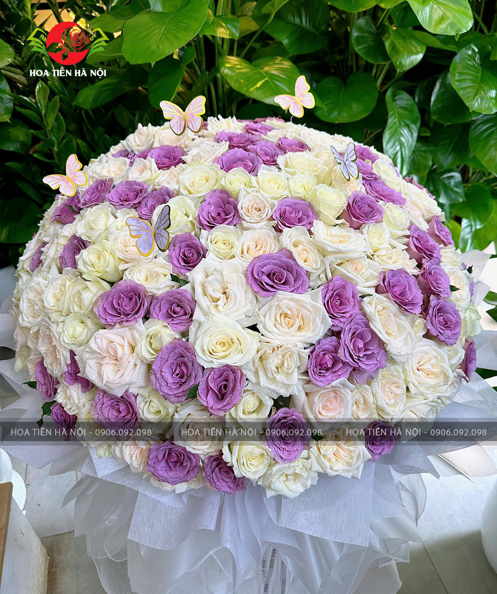 Bó hoa 220 bông hồng (Em bé của Anh)