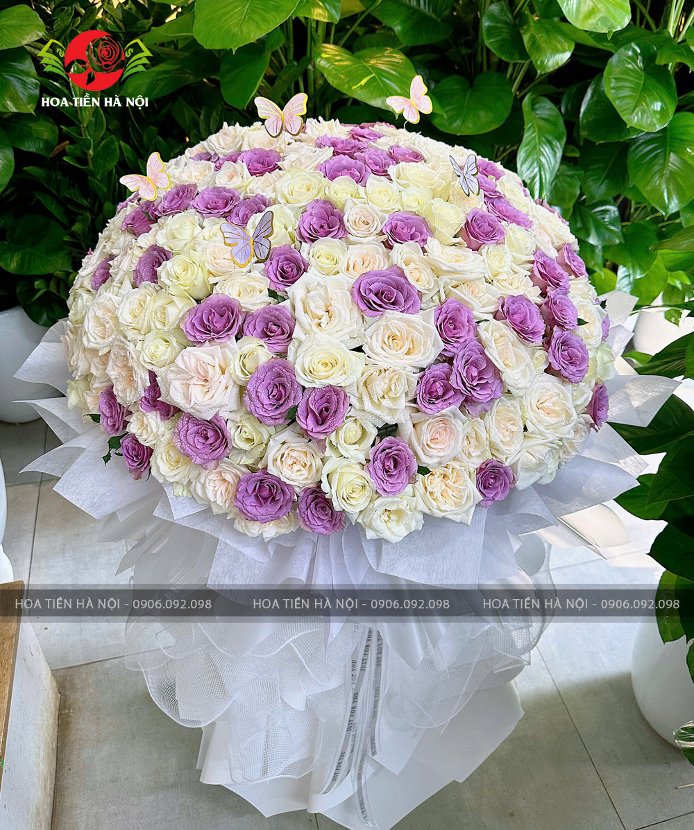 Bó hoa 220 bông hồng (Em bé của Anh)