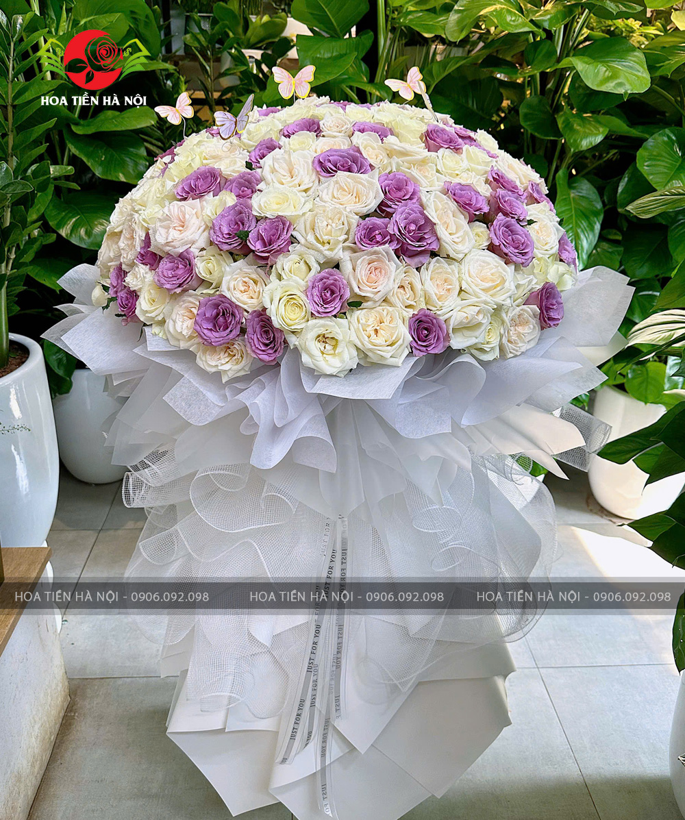 Bó hoa 220 bông hồng (Em bé của Anh)