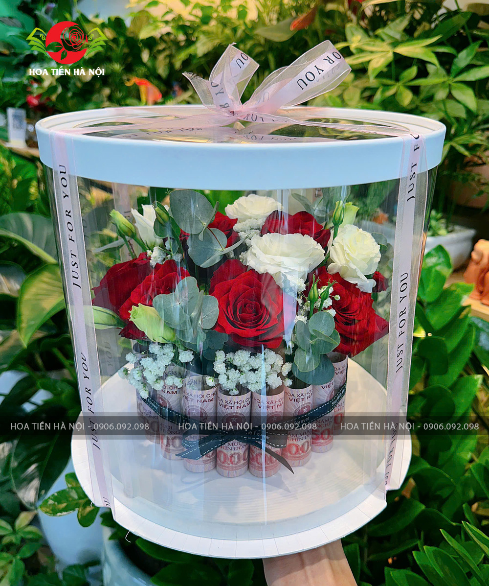 Bánh sinh nhật bằng tiền 50k yêu em