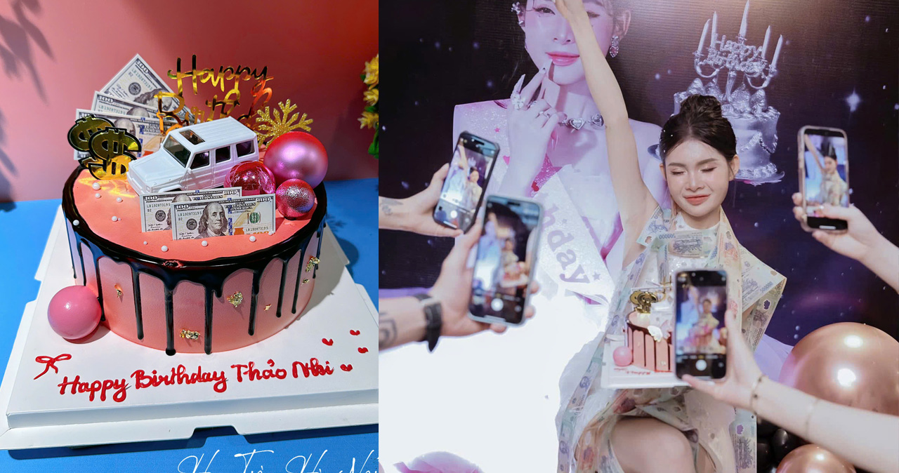 bánh sinh nhật rút tiền hà nội