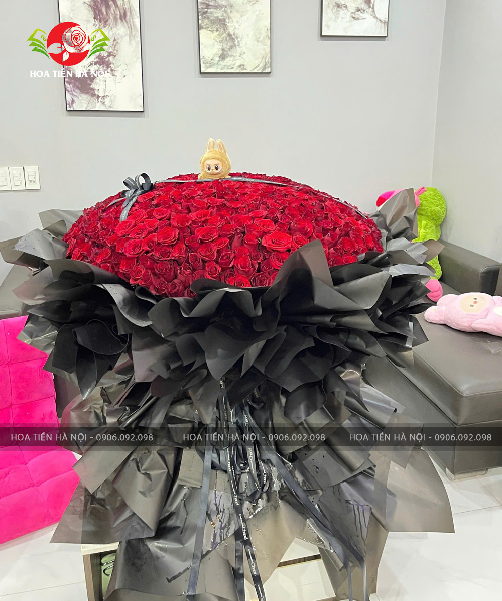 Bó hoa 520 bông hồng