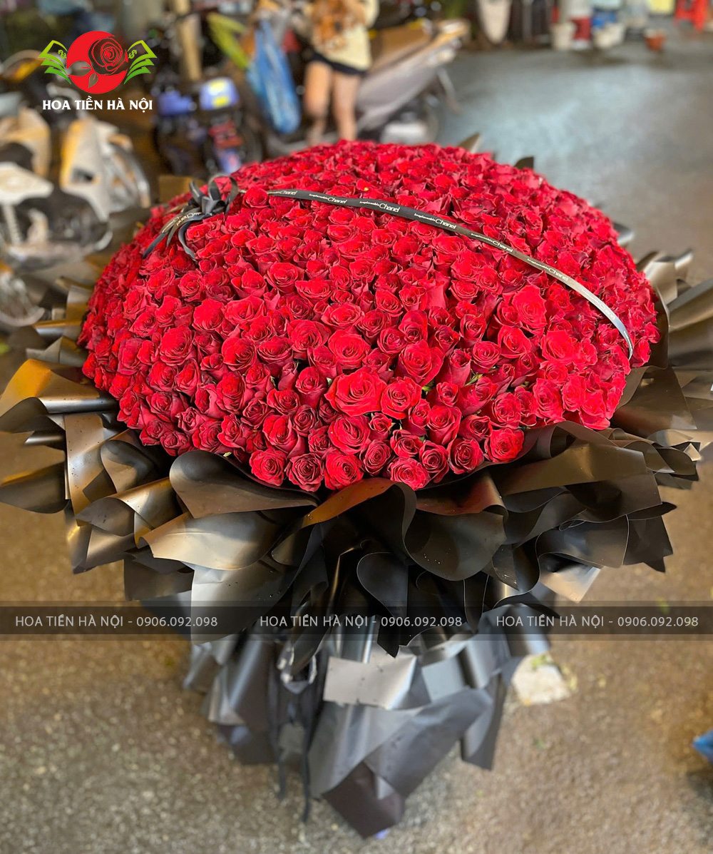 Bó hoa 520 bông hồng