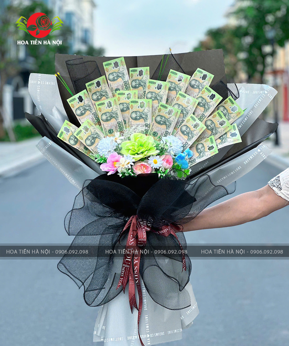 Bó hoa tiền 100k (Một đời)