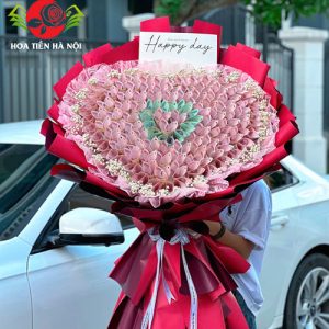 Bó hoa tiền 50k Happy Day