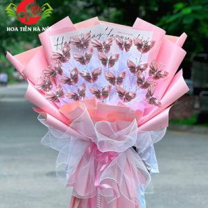 Bó hoa bướm tiền 50k
