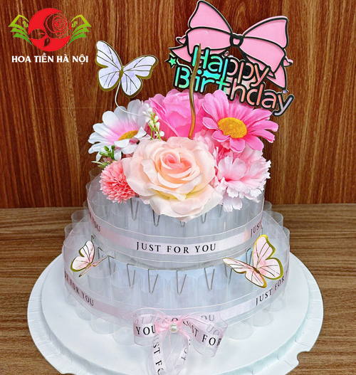 cot-banh-sinh-nhat-bang-tien-2-tang-tone-hong-dd