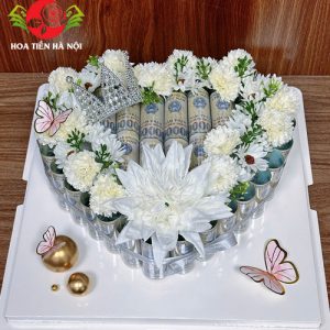 khuôn bánh sinh nhật trái tim bạch tuyết