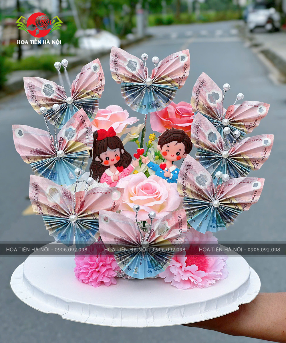 Box hoa bướm 50k x 20k tình yêu