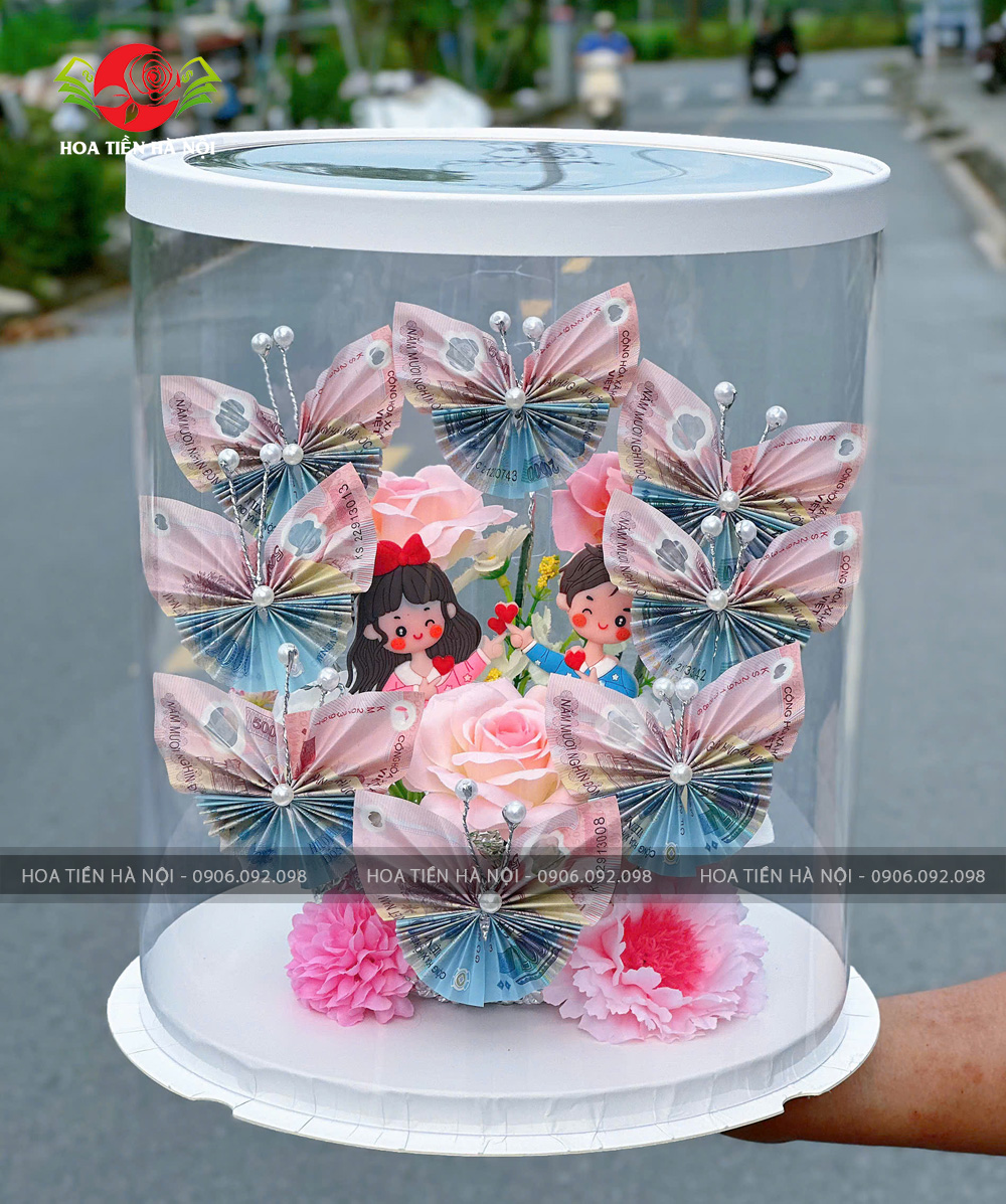 Box hoa bướm 50k x 20k tình yêu