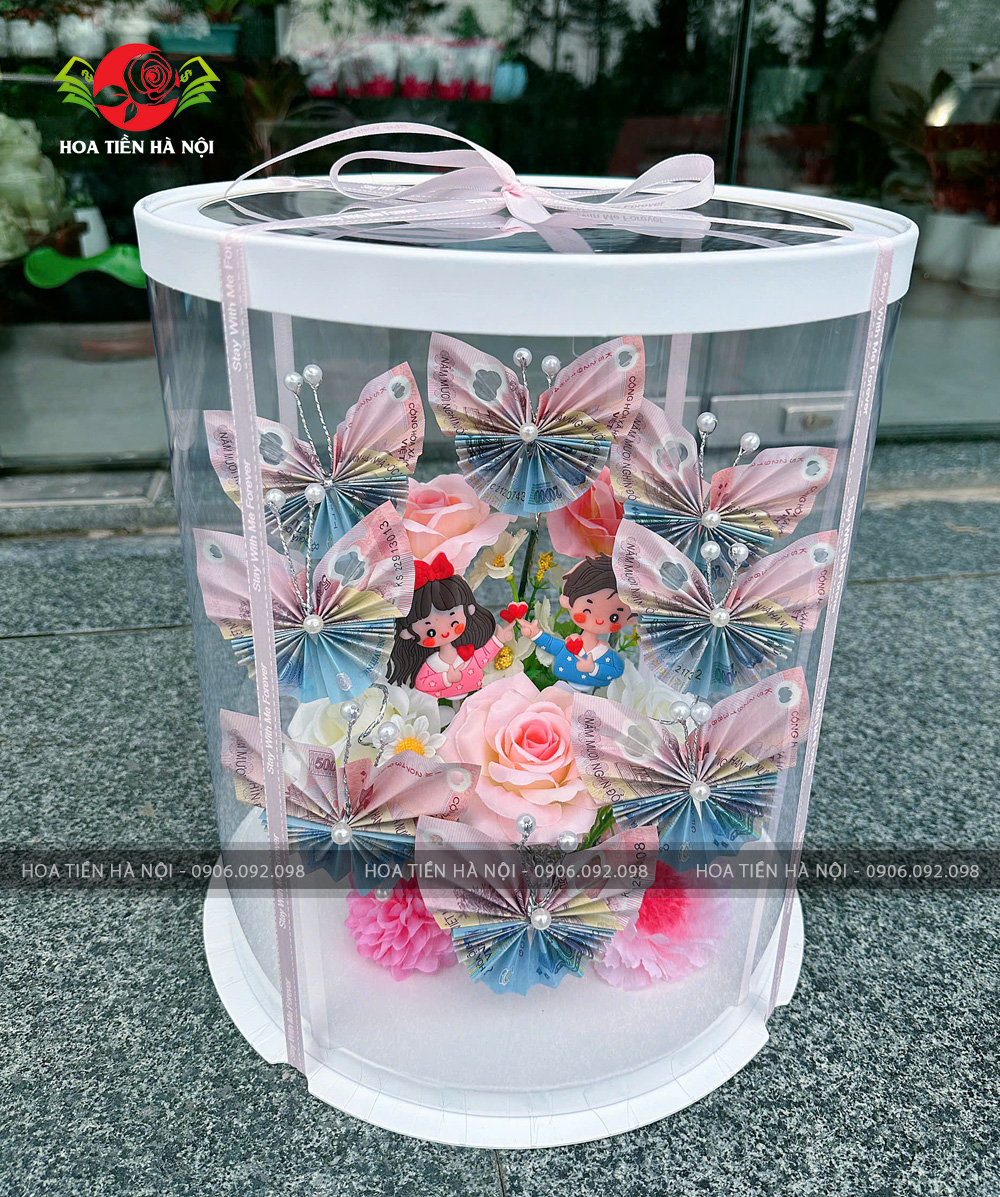 Box hoa bướm 50k x 20k tình yêu