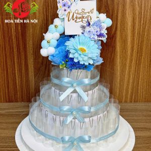 Khuôn bánh sinh nhật màu xanh min