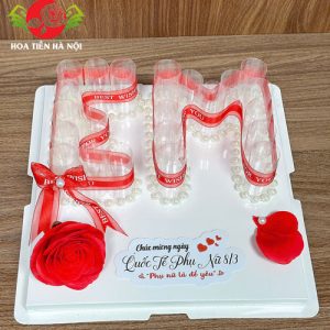 khuôn bánh sinh nhật bằng tiền chữ EM