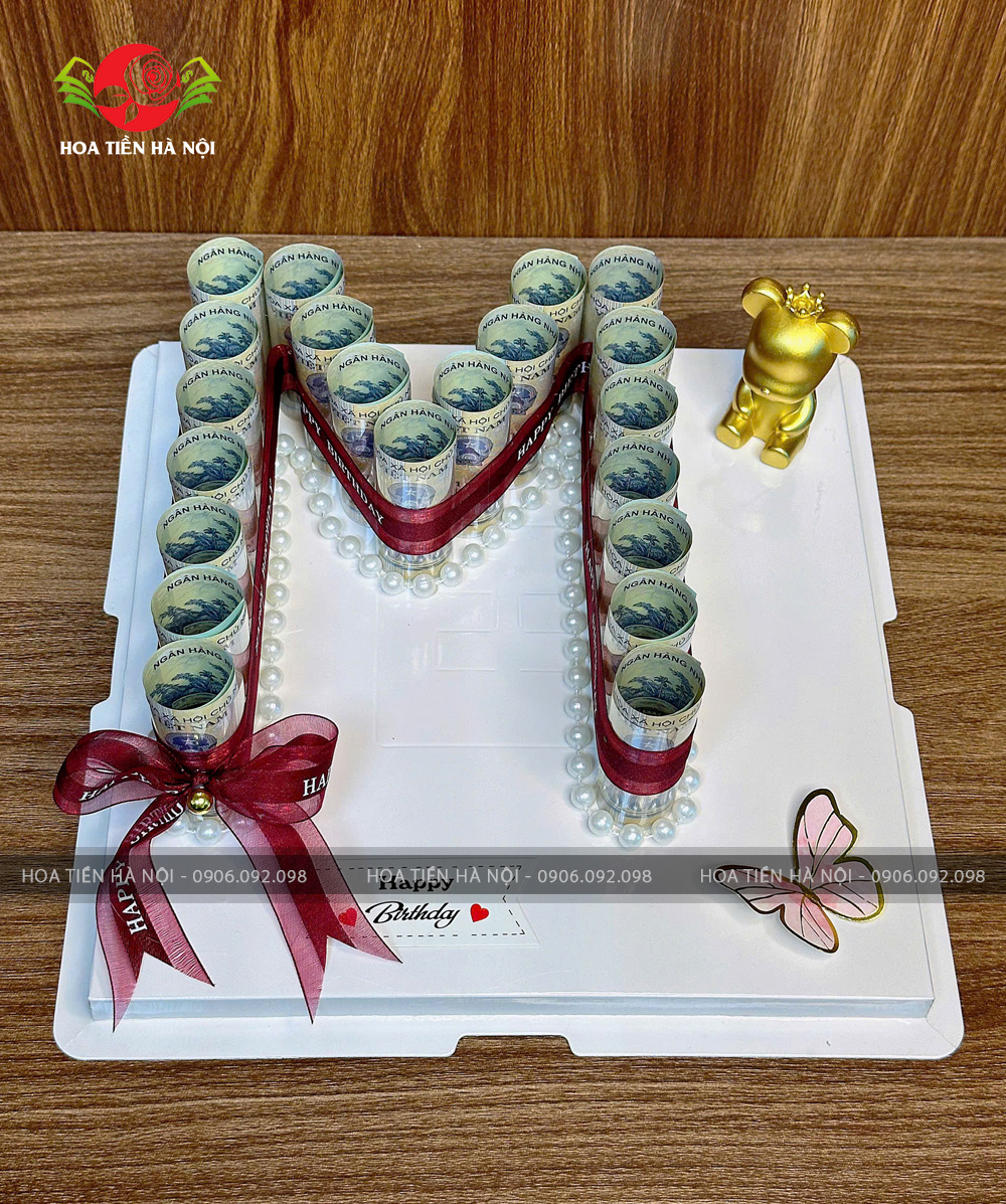 khuôn bánh sinh nhật chữ M