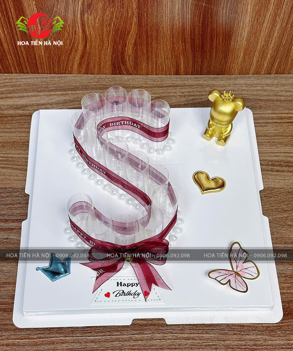 khuôn bánh sinh nhật chữ S