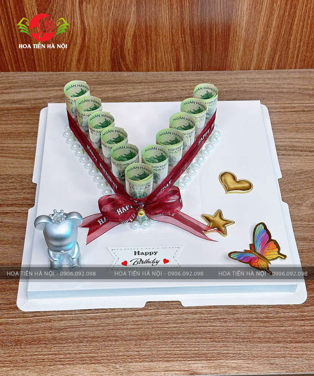 khuôn bánh sinh nhật chữ V