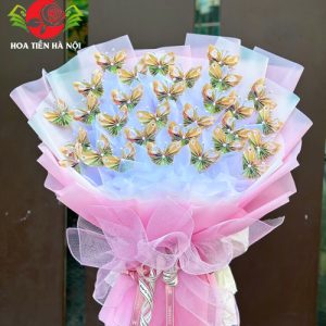 Bó hoa bướm tiền mix 200kx100k (Đáng yêu)