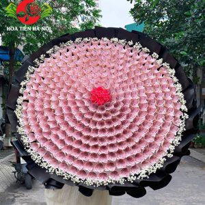 Bó hoa tiền 300 tờ 50k siêu to khổng lồ