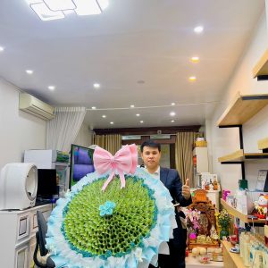 Bó Hoa Tiền Khổng Lồ 200 Tờ 100K – Hoa Tiền 20 Triệu Hải Phòng